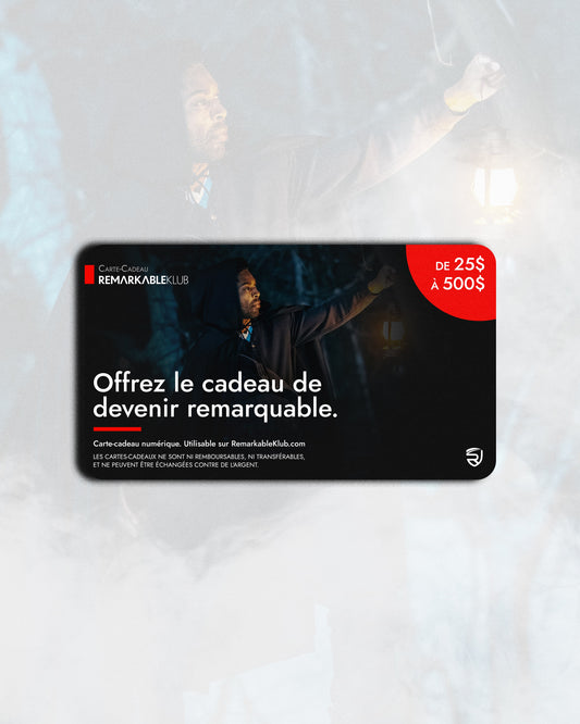 Carte-Cadeau Remarkable Klub